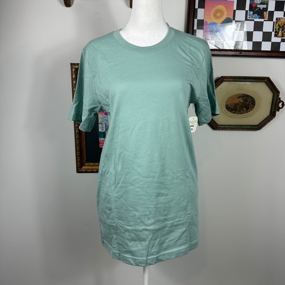 Dusty Blue I Did It For Me Tee with Blue Watercolor Effect - Picture 4 of 6